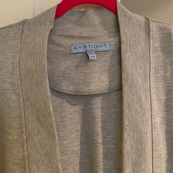 Ayrtight Long Grey Cardigan - Picture 3 of 5